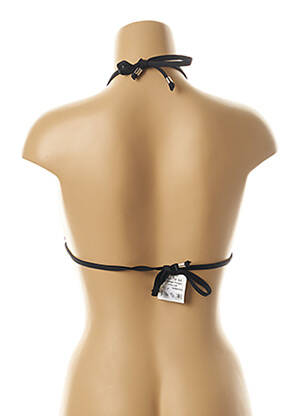 Haut de maillot de bain fermeture liens à nouer haut triangles rose KIWI femme