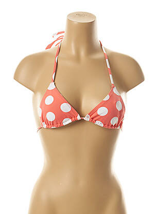 Haut de maillot de bain stretch haut triangles rose KIWI femme