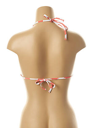 Haut de maillot de bain stretch haut triangles rose KIWI femme
