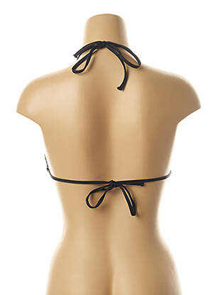 Haut de maillot de bain stretch haut triangles noir KIWI femme