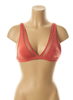 Haut de maillot de bain stretch orange SEAFOLLY femme