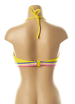 Haut de maillot de bain haut soutien-gorge avec mousse de rembourrage amovible haut soutien-gorge avec mousse de rembourrage amovible jaune YSABEL MORA femme