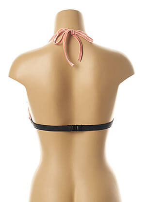Haut de maillot de bain fermeture liens à nouer haut soutien-gorge avec mousse de rembourrage amovible noir SEAFOLLY femme