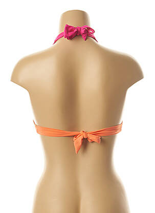 Haut de maillot de bain stretch haut soutien-gorge avec mousse de rembourrage amovible rose KIWI femme