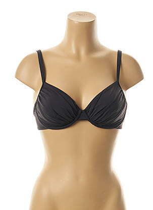 Haut de maillot de bain stretch noir KIWI femme