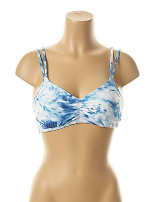 Haut de maillot de bain stretch bleu SEAFOLLY femme