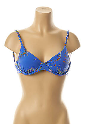 Haut de maillot de bain stretch bleu SEAFOLLY femme