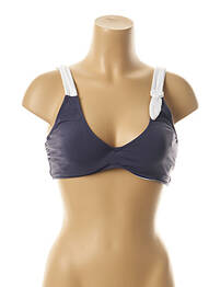 Haut de maillot de bain stretch bleu BORABORA femme