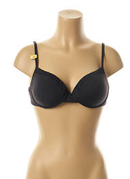 Haut de maillot de bain haut soutien-gorge moulé haut soutien-gorge moulé noir CHERRY BEACH femme