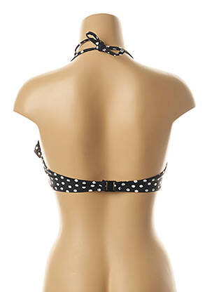 Haut de maillot de bain bretelles élastiquées ajustables haut soutien-gorge push-up noir BRIGITTE BARDOT femme