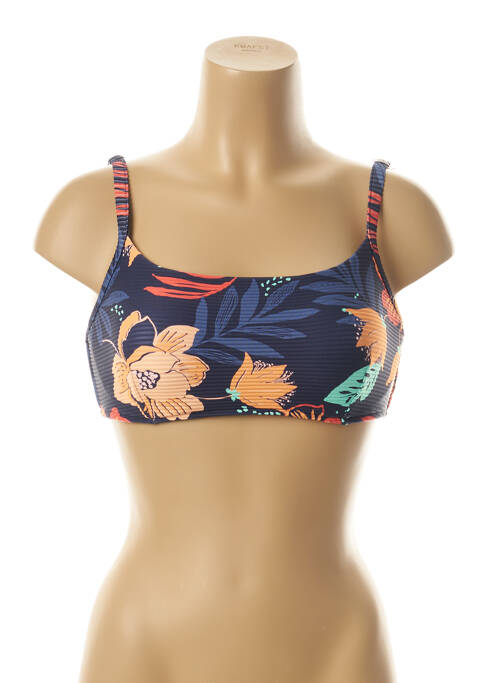 Haut de maillot de bain stretch bleu SEAFOLLY femme