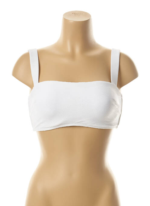 Haut de maillot de bain stretch blanc SEAFOLLY femme