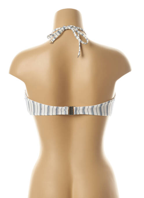 Haut de maillot de bain blanc SEAFOLLY femme