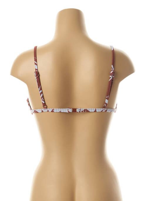 Haut de maillot de bain marron SEAFOLLY pour femme