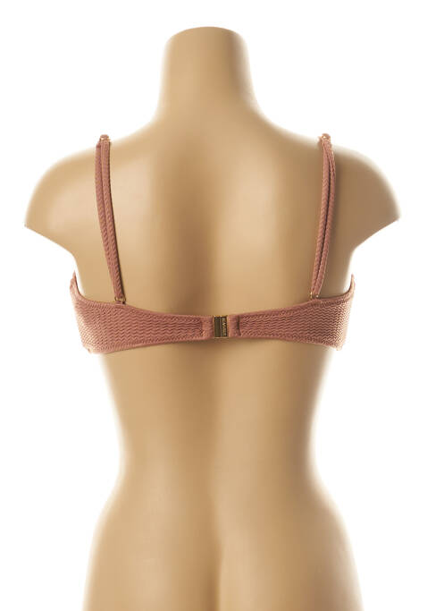 Haut de maillot de bain marron SEAFOLLY pour femme