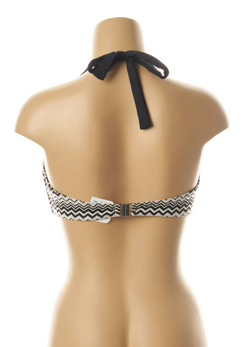 Haut de maillot de bain noir KIWI pour femme