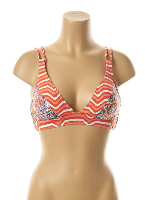 Haut de maillot de bain orange MOONTIDE pour femme