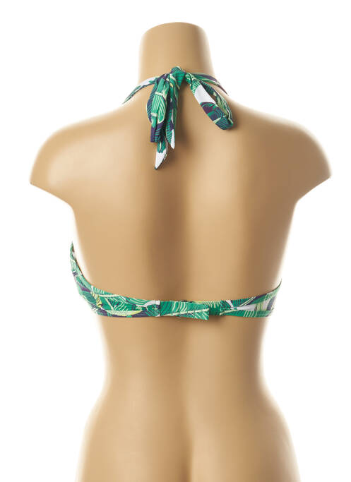 Haut de maillot de bain vert DAG ADOM pour femme