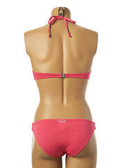 Maillot de bain 2 pièces rose BORABORA pour femme seconde vue