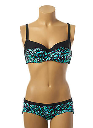 Maillot de bain 2 pièces stretch bleu CURVY KATE femme