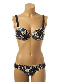 Maillot de bain 2 pièces stretch noir LES P'TITES BOMBES femme