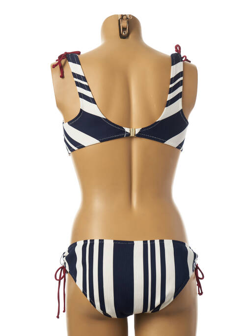 Maillot de bain 2 pièces bleu BORABORA pour femme