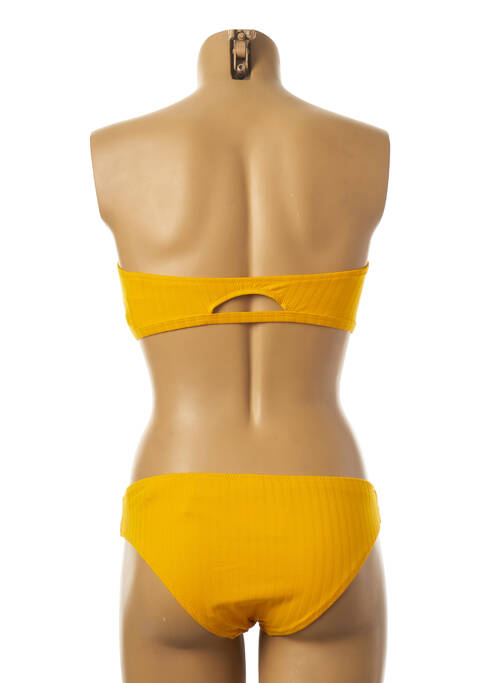 Maillot de bain 2 pièces jaune BORABORA pour femme