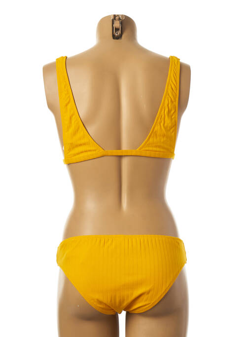 Maillot de bain 2 pièces jaune BORABORA pour femme