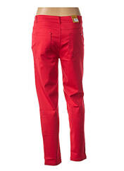 Pantalon slim rouge WORLD FASHION pour femme seconde vue