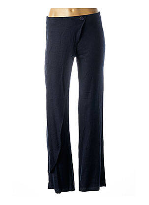 Pantalon droit bleu MERI & ESCA pour femme