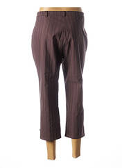 Pantalon 7/8 marron GRIFFON pour femme seconde vue