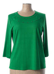 T-shirt vert FRANK WALDER pour femme seconde vue