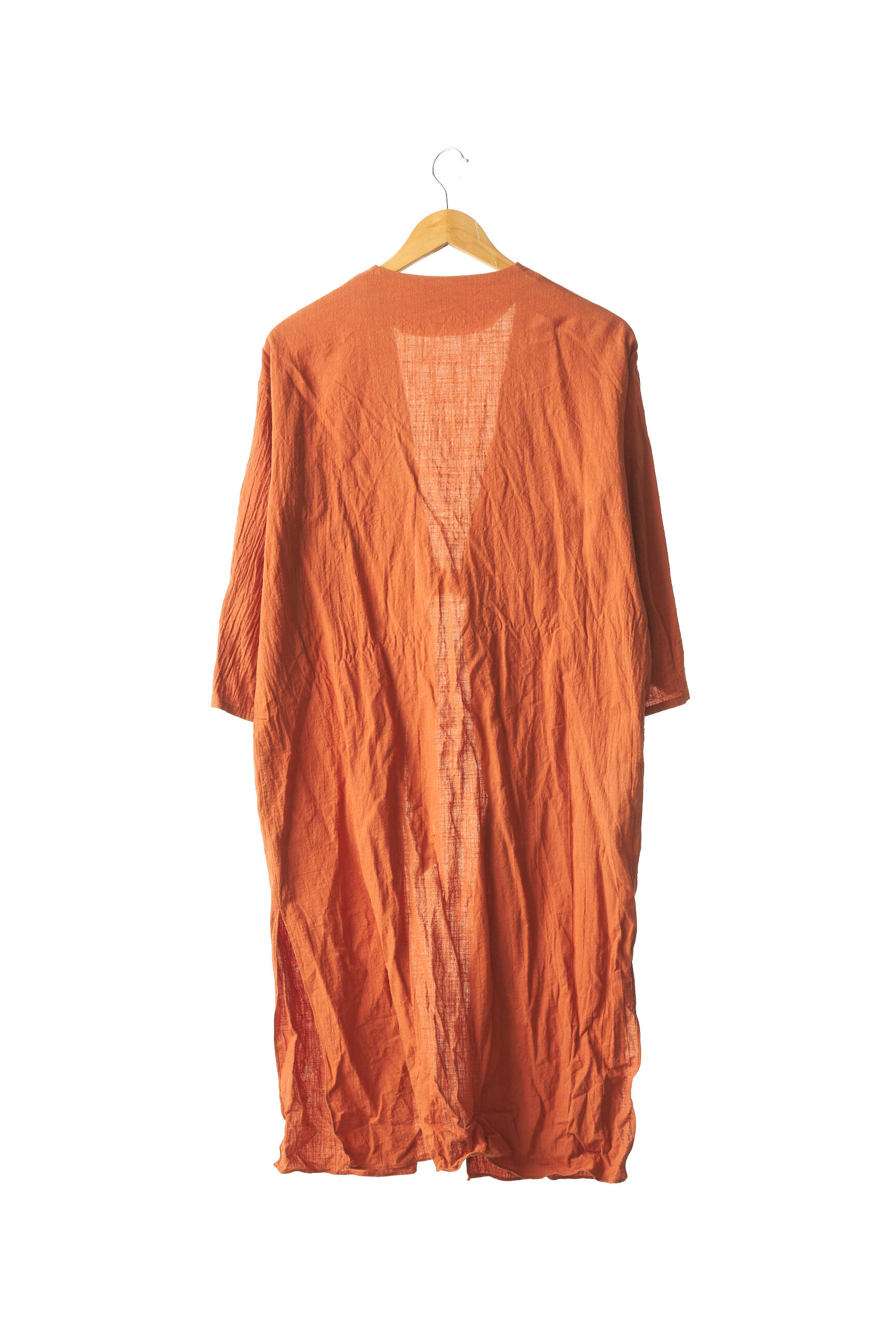 manteau femme orange zara