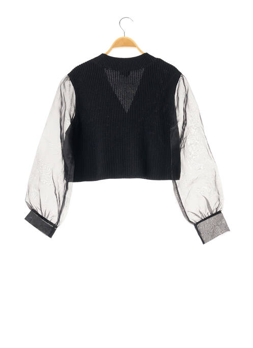 Gilet manches courtes noir NBD pour femme