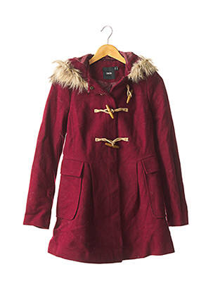 Manteau long rouge ASOS pour femme