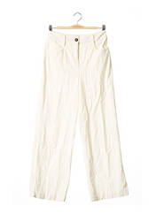 Pantalon large beige BODEN pour femme seconde vue