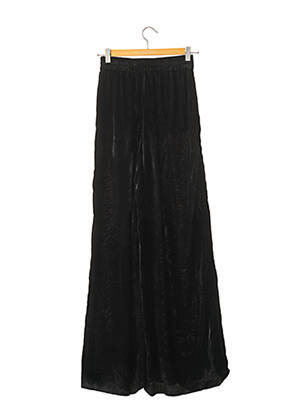 Pantalon large taille élastique noir MANOUSH femme