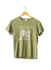 T-shirt vert HANES pour homme seconde vue