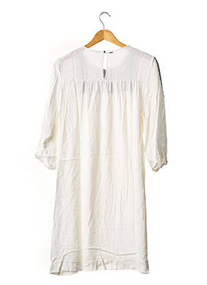 Robe courte manches 3/4 manches 3/4 blanc IKKS femme
