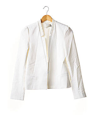 Veste casual epaulette blanc IKKS femme