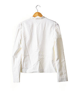 Veste casual epaulette blanc IKKS femme