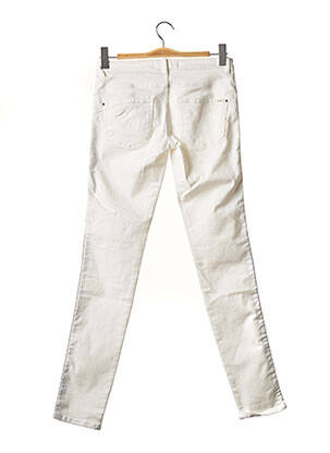 Pantalon slim taille basse taille basse blanc I.CODE (By IKKS) femme