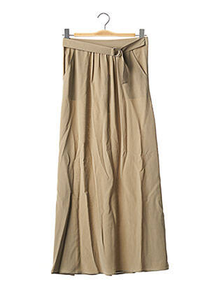Pantalon droit taille élastique vert IKKS femme