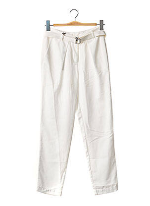 Pantalon droit blanc IKKS pour femme