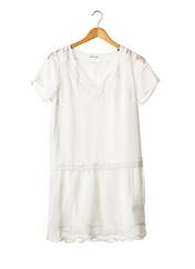 Robe courte blanc IKKS pour femme seconde vue