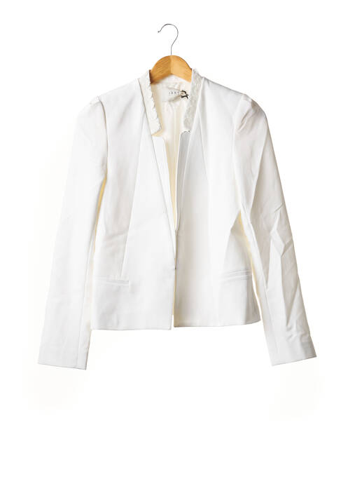 Veste casual epaulette blanc IKKS femme