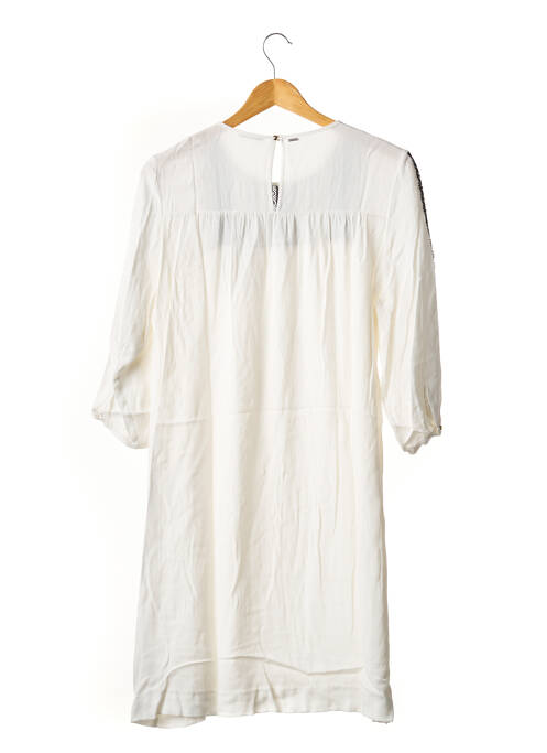 Robe courte blanc IKKS pour femme