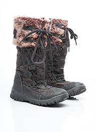 Bottes fermeture zip et lacets gris I LOVE SHOES fille