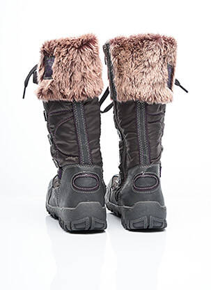 Bottes fermeture zip et lacets gris I LOVE SHOES fille
