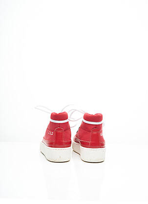 Baskets fermeture lacets talon de 4 à 6cm rouge AIGLE femme